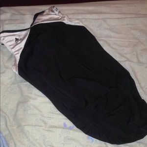 GK/Adidas one piece leotard V-Neck front and back